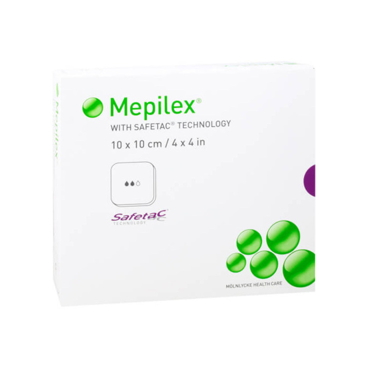 Mepilex Schaumverband 10x10cm 5 St
