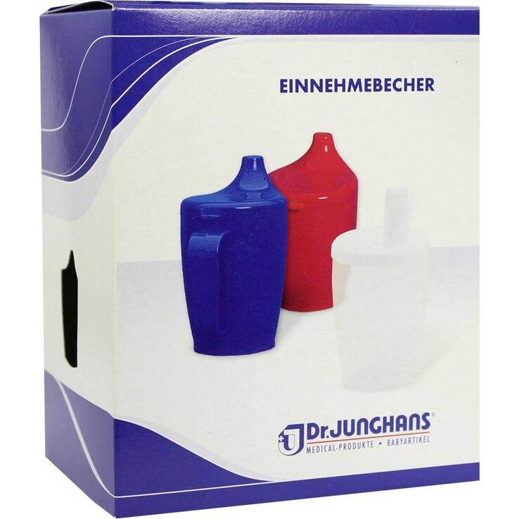 Einnehmebecher mit Griff + Deckel 4mm weiß 1 St
