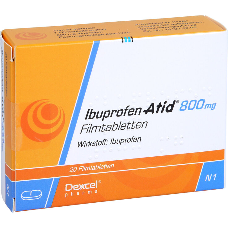 Ibuprofen Atid 800 mg Filmtabletten - 1
