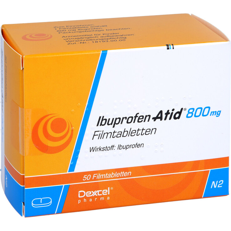 Ibuprofen Atid 800 mg Filmtabletten - 1