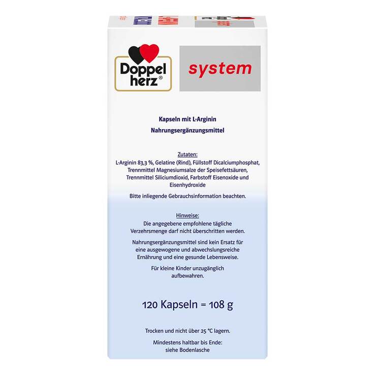 Doppelherz system L-Arginin Vital 3000 Kapseln - 4