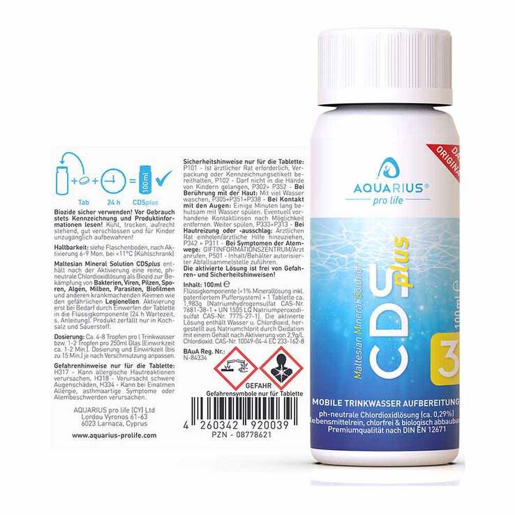 Aquarius pro life M.M.S. No. 3 CDS plus Kombipackung - 4