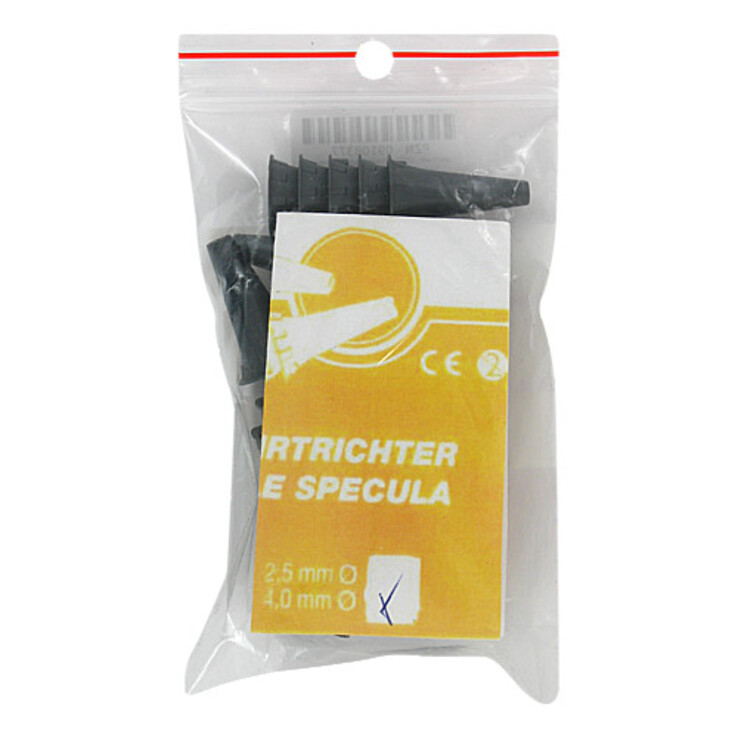 Ohrtrichter Einweg Ersatz Tips 4,0mm Öffnung 25 St