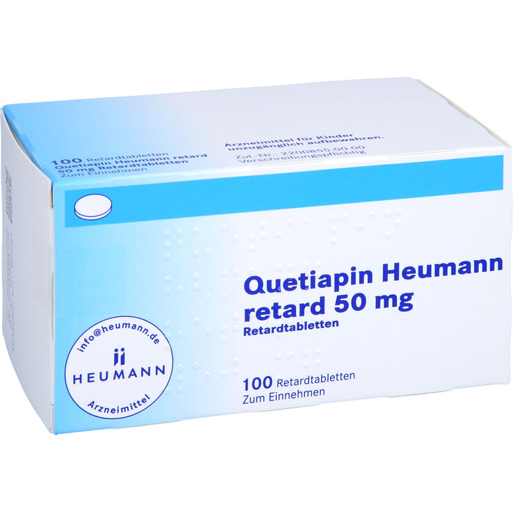 Quetiapin Heumann retard 50 mg Retardtabletten - 1