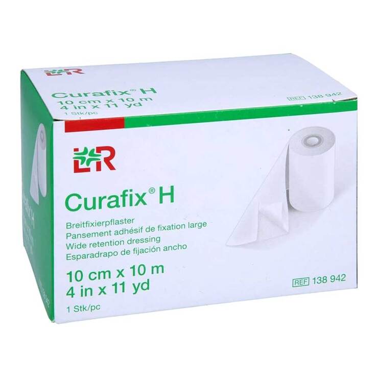 Curafix H Pflaster 10cmx10m 1 St