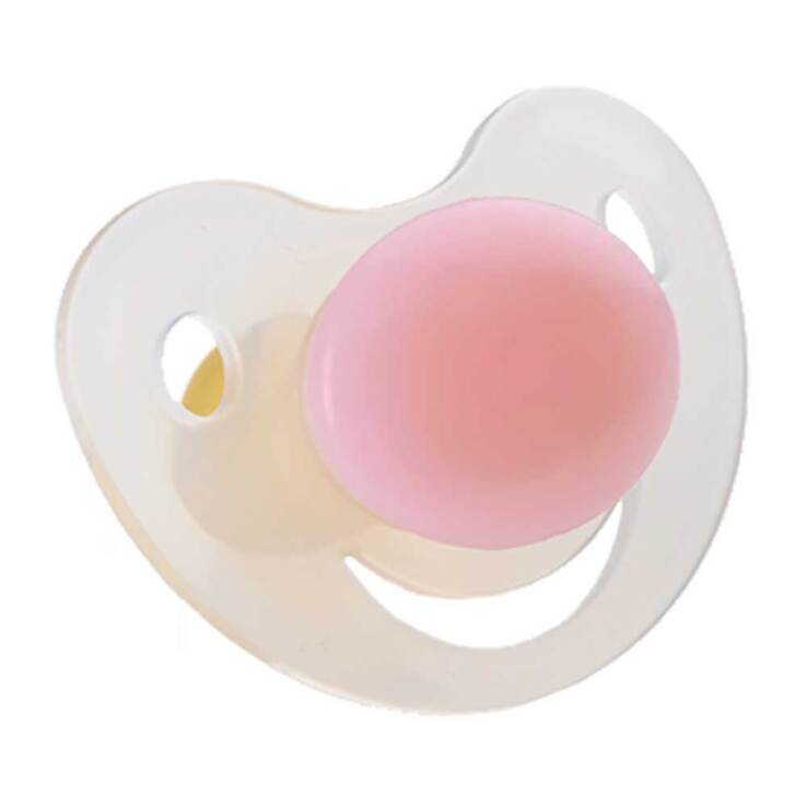 Sauger Einschlaf Kirsche Latex ohne Ring 0 - 6M.rosa 1 St