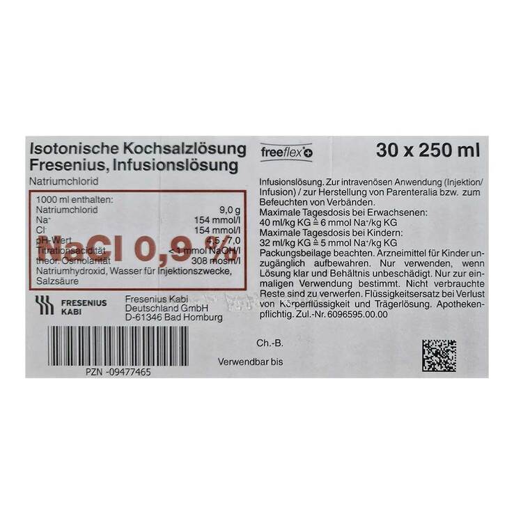 Isotonische Kochsalzlösung Fresenius freeflex + - 2