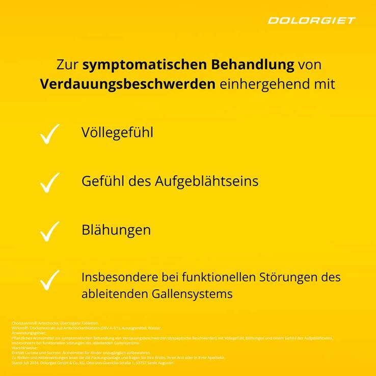 Cholspasmin Artischocke überzogene Tabletten - 3