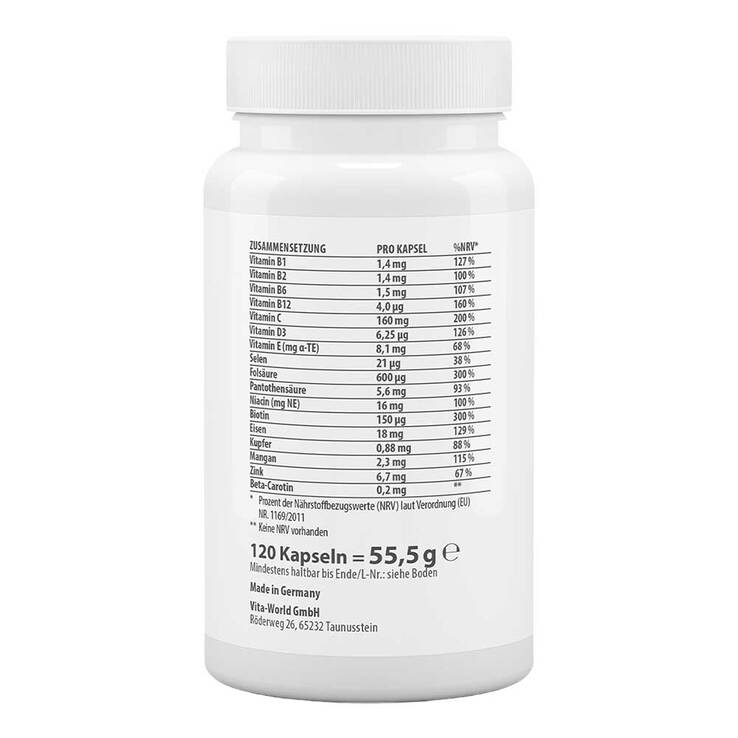 Multiplex A-Z ohne Vitamin K Kapseln - 2