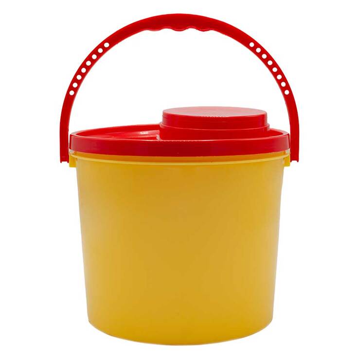 Kanüleneimer 5 l gelb 1 St
