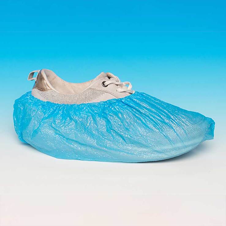 Einmal Überschuhe Kunststoff blau - 2