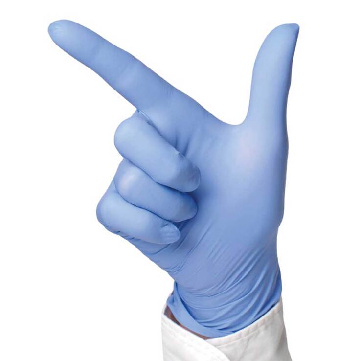 Sentina Ambidextrous Nitrile U-Hands.unsteril Größe L - 1