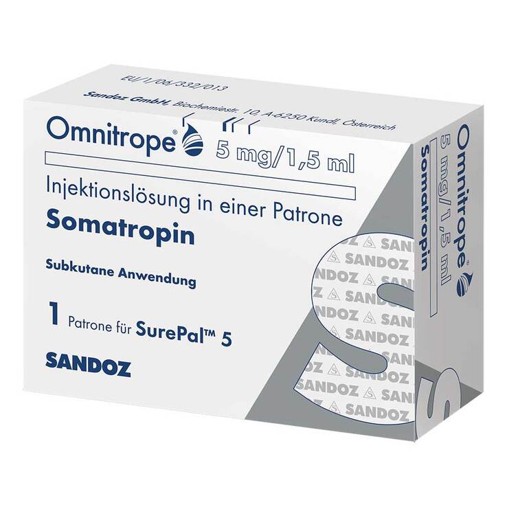 Omnitrope 5 mg / 1,5 ml Injektionslösung für Surepal - 1