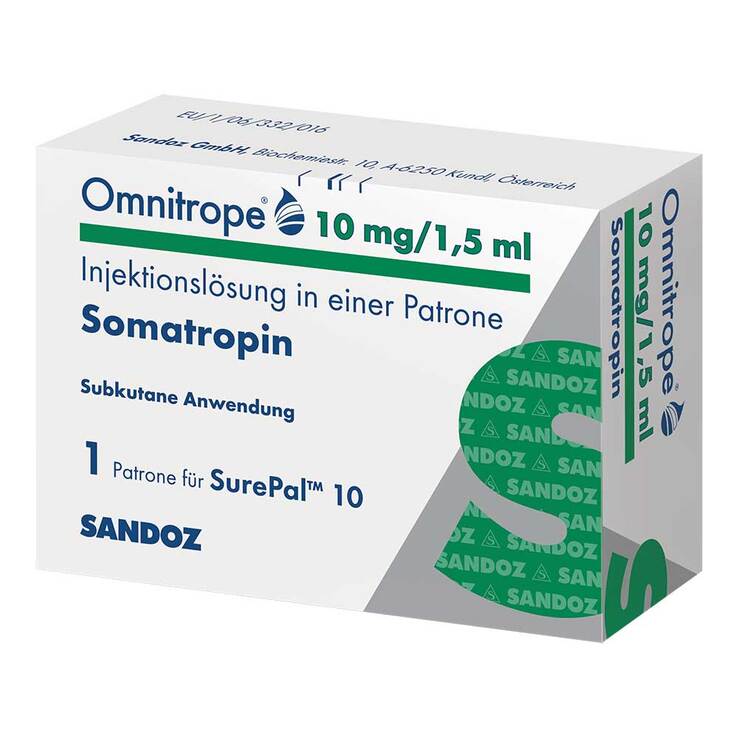 Omnitrope 10 mg / 1,5 ml Injektionslösung für Surepal - 1