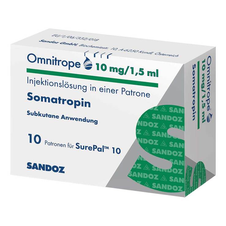 Omnitrope 10 mg / 1,5 ml Injektionslösung für Surepal - 1