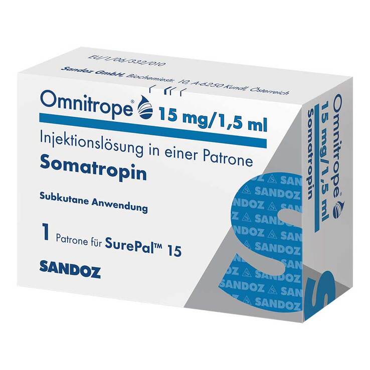 Omnitrope 15 mg / 1,5 ml Injektionslösung für Surepal - 1