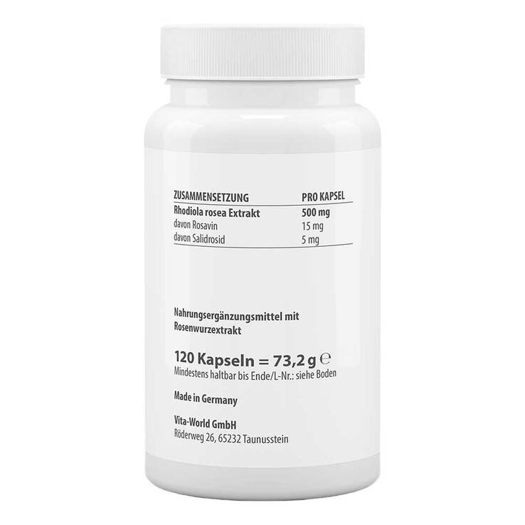 Rosenwurz Extrakt 500 mg Kapseln - 2