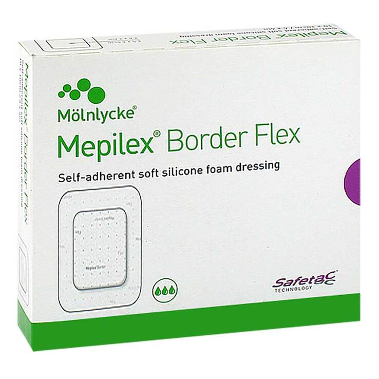 Mepilex Border Flex Schaumverband haftend 13x16cm - 1