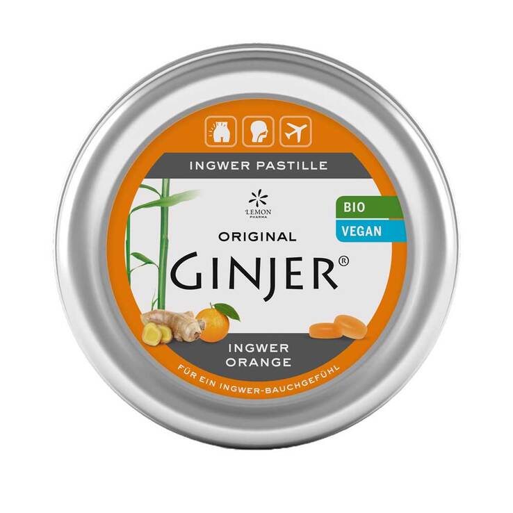 Ingwer Ginjer Pastillen Bio - 1