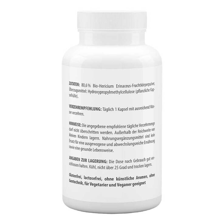 Hericium Biopulver 500 mg Kapseln - 3
