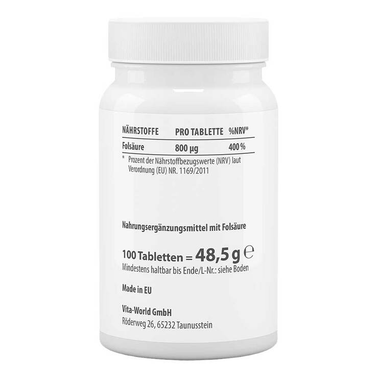 Folsäure 800 µg Tabletten - 2