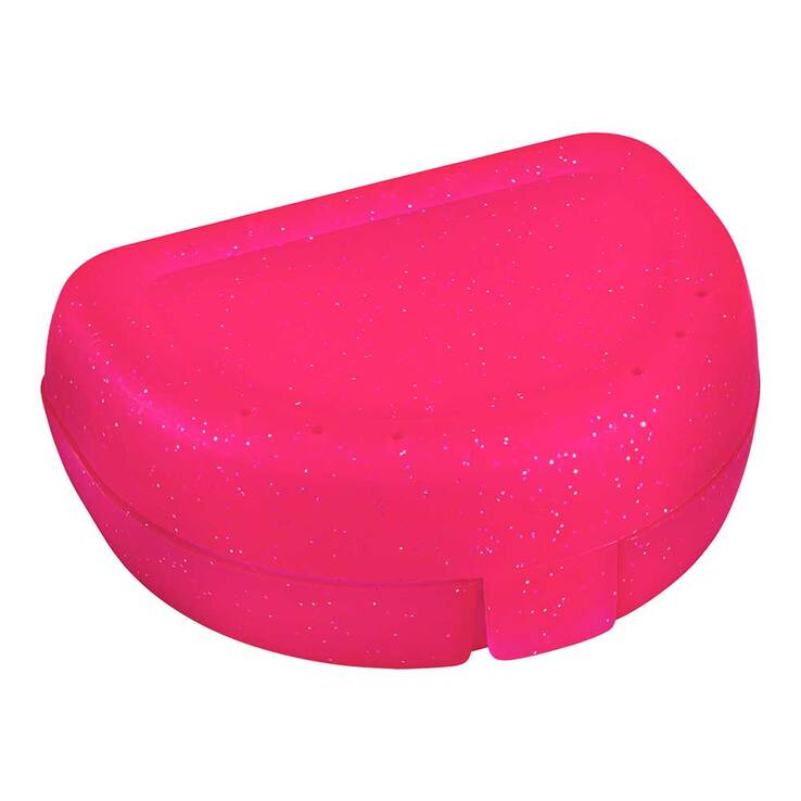 Zahnspangenbox small pink transparent - 1