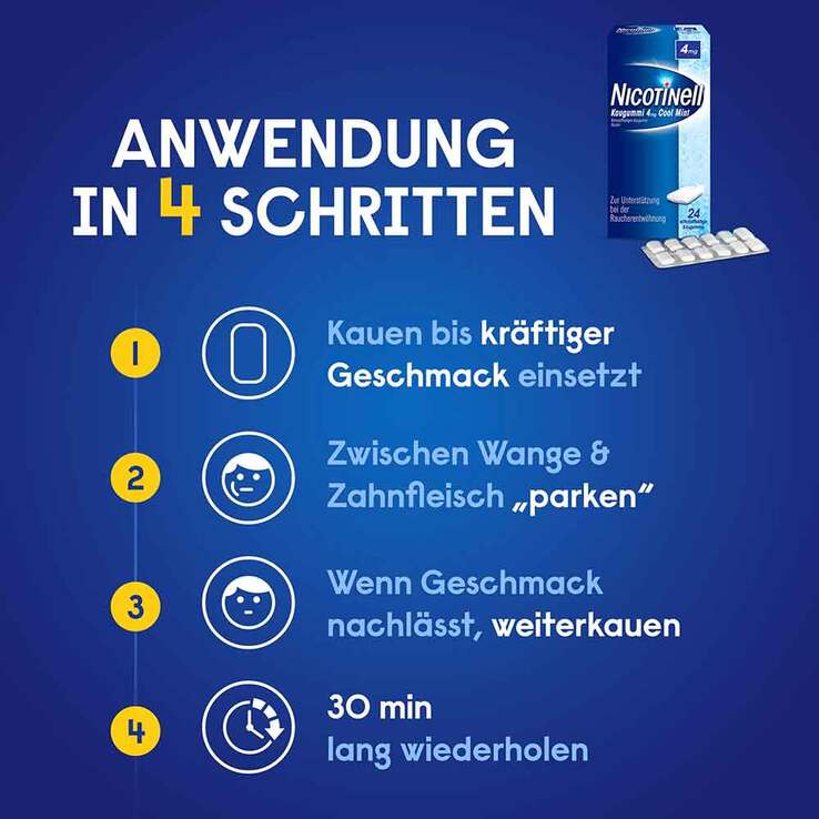 NICOTINELL Kaugummi 2 mg Spearmint - 5