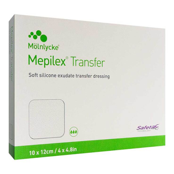 Mepilex Transfer Wundverband 10x12 cm steril 5 St