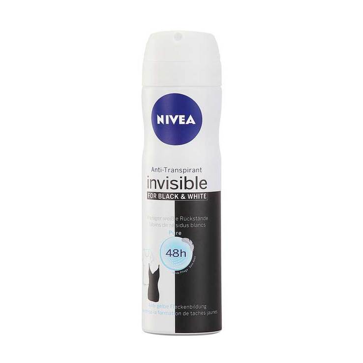 NIVEA Deo Spray Invisible Black & White Clear - 1