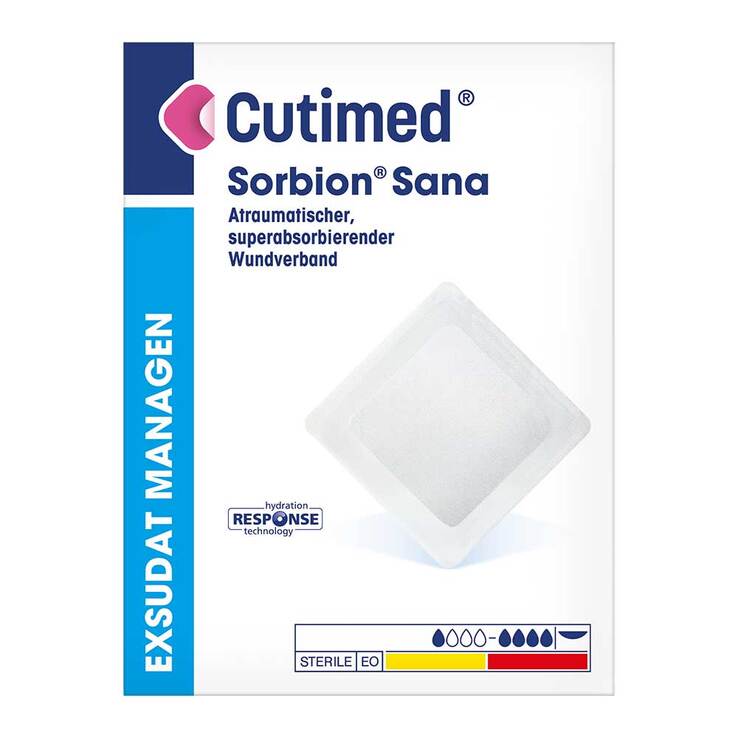 Sorbion Cutimed Sana Wundauflage 12x12 cm 48 St