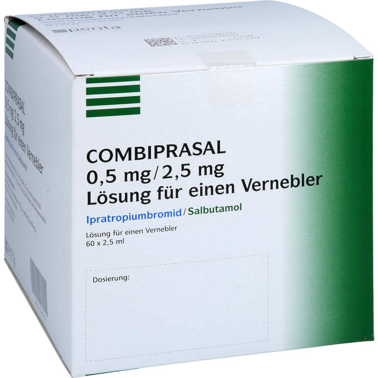 Combiprasal 0,5 mg / 2,5 mg Lösung für e.Vernebler - 1