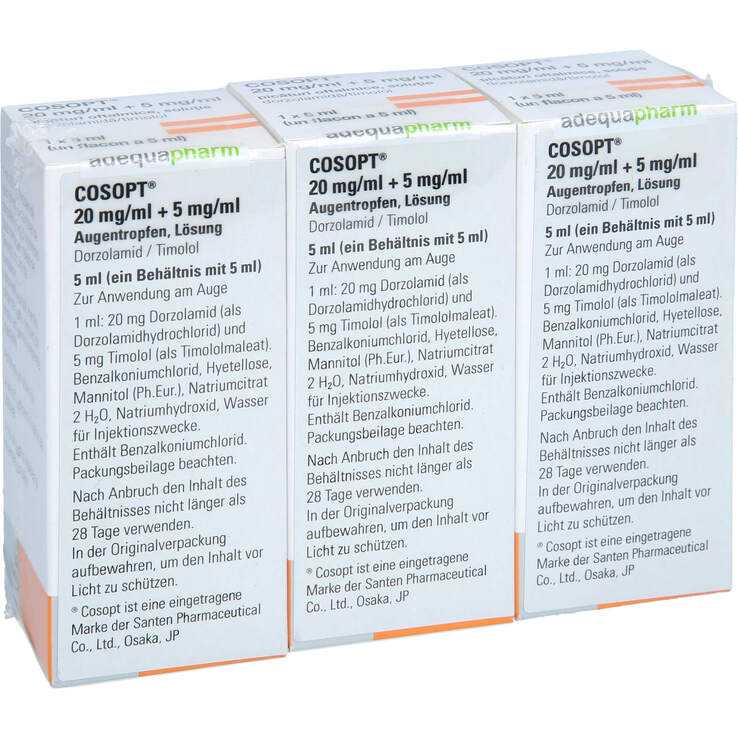 Cosopt 20 mg / ml + 5 mg / ml Augentropfen - 1