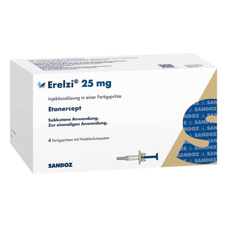 Erelzi 25 mg Injektionslösung in einer Fertigspritze - 1