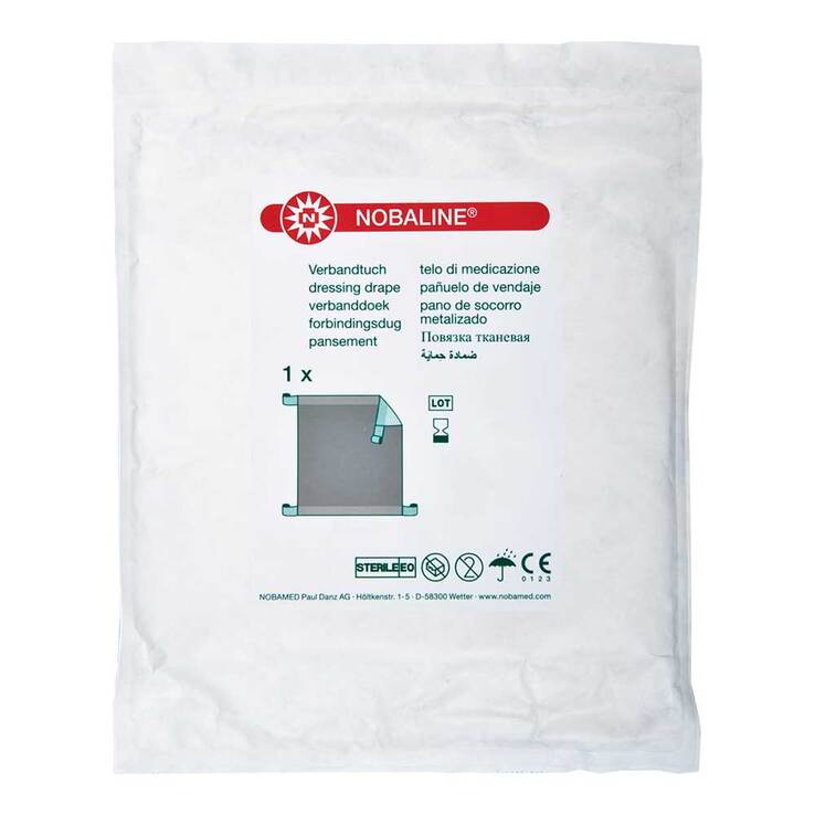 Nobaline-Verbandtuch 80x120 cm steril - 1