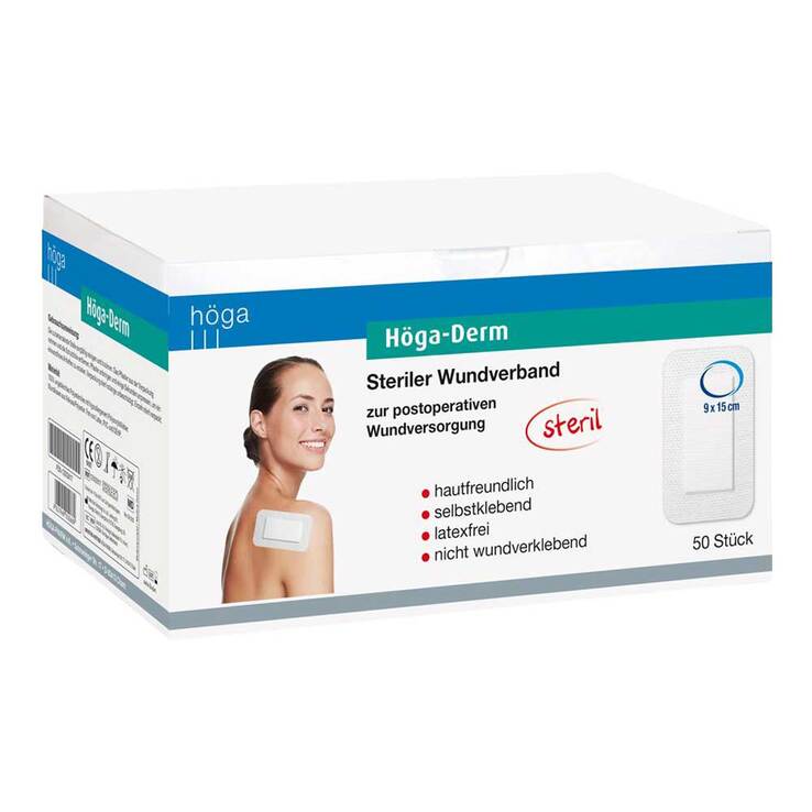 Höga Derm Pflaster steril 90x150 mm - 1