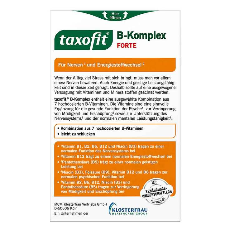 Taxofit B-Komplex Tabletten - 8