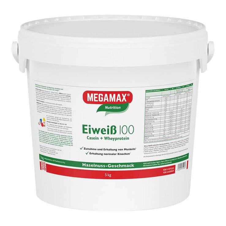 EIWEISS 100 Banana Megamax Polvere Proteica 400g: Proteine Del Latte E Siero Per La Massa Muscolare