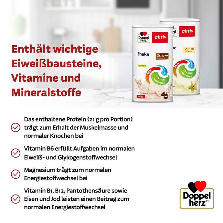 Doppelherz Abnehm Shake Vanille Pulver - 3