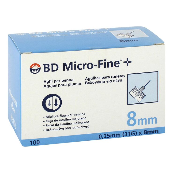 BD Micro-Fine + Pen-Nadeln 0,25x8 mm 100 St