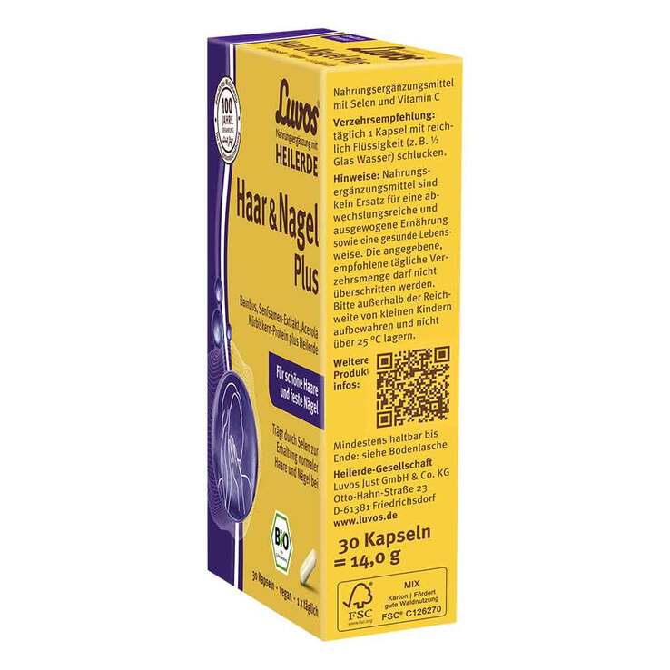 Luvos Heilerde Bio Haar & Nagel Plus Kapseln - 3
