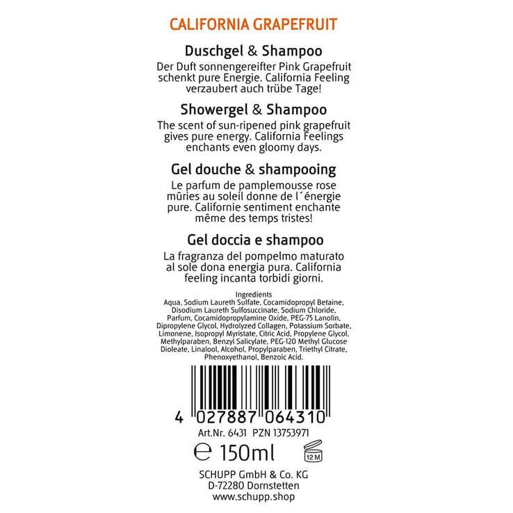 California Grapefruit Duschgel & Shampoo - 4