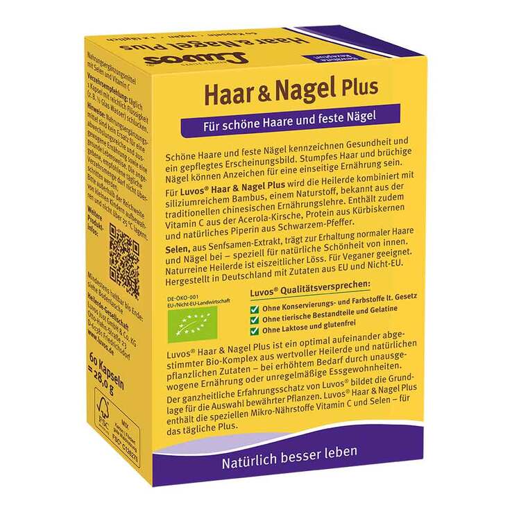 Luvos Heilerde Bio Haar & Nagel Plus Kapseln - 2