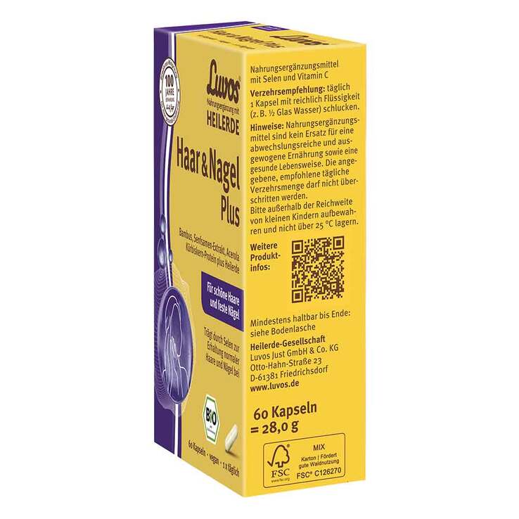 Luvos Heilerde Bio Haar & Nagel Plus Kapseln - 3