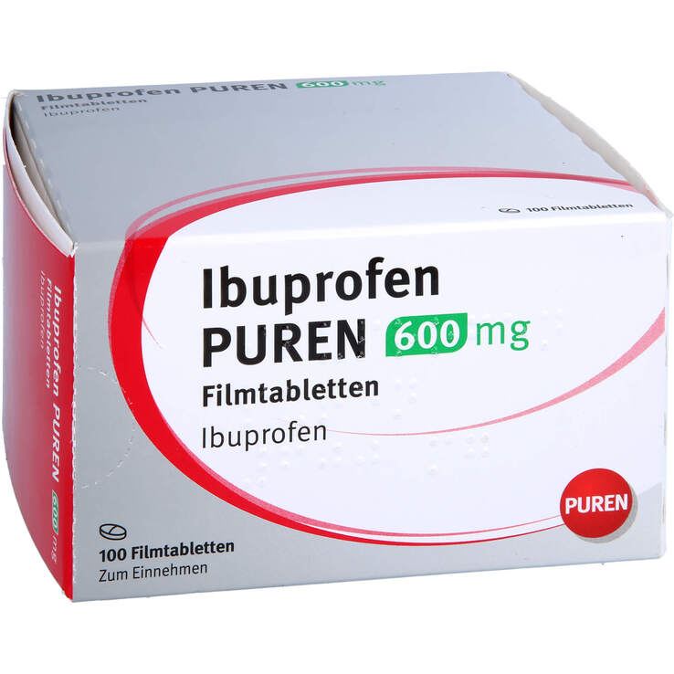 Ibuprofen Puren 600 mg Filmtabletten - 1