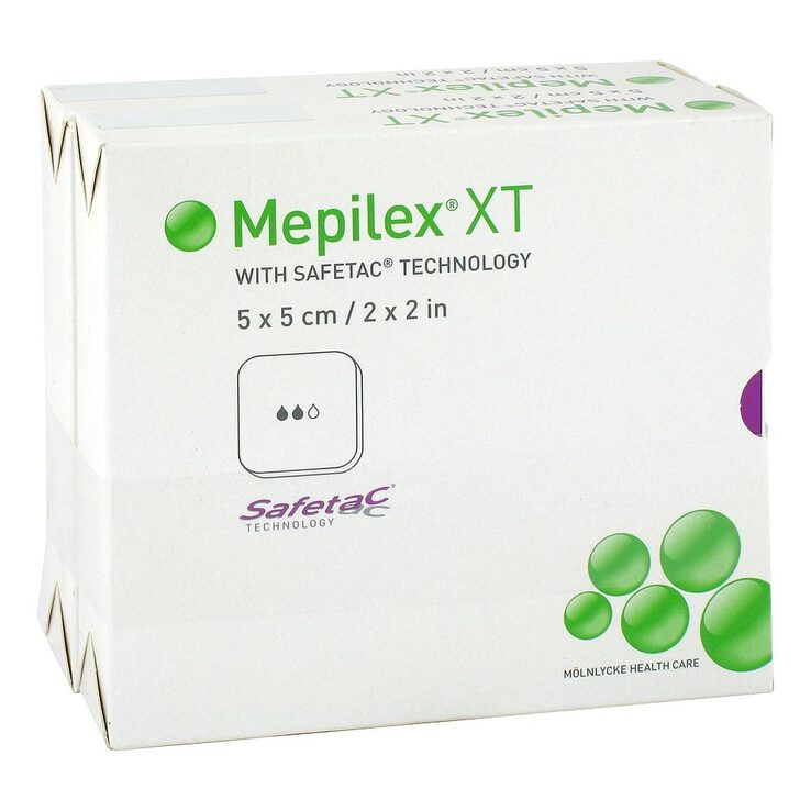 Mepilex XT 5x5 cm Schaumverband - 1