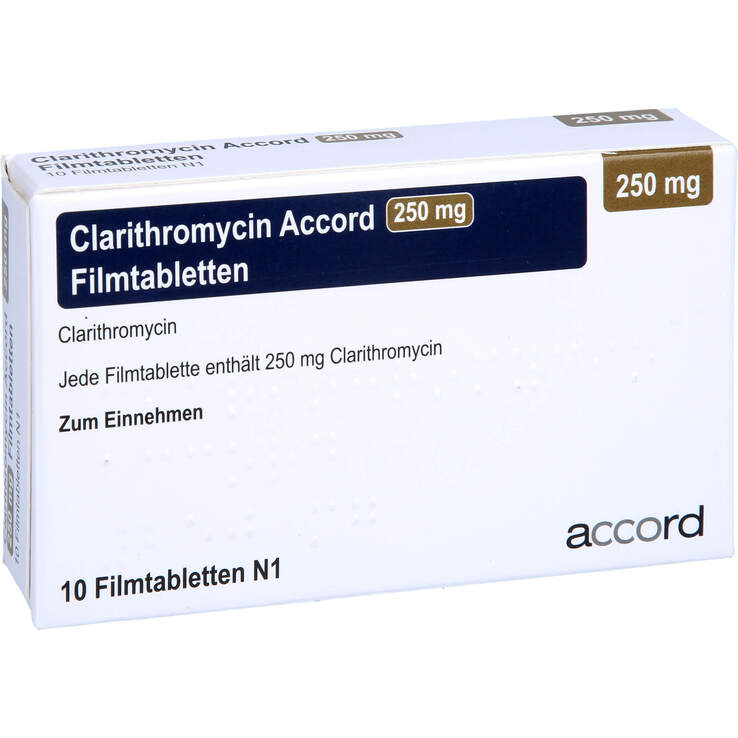 Clarithromycin Accord 250 mg Filmtabletten - 1