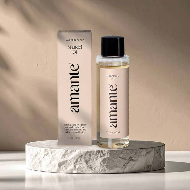 Mandelöl 100% rein Hautpflegeöl Amante - 2