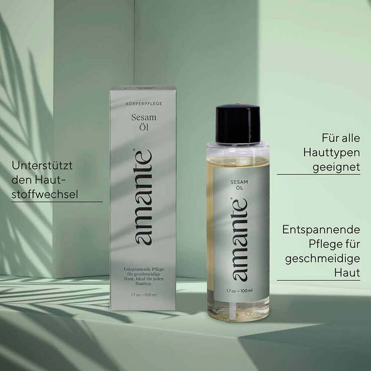 Sesamöl 100% rein Hautpflegeöl Amante - 3