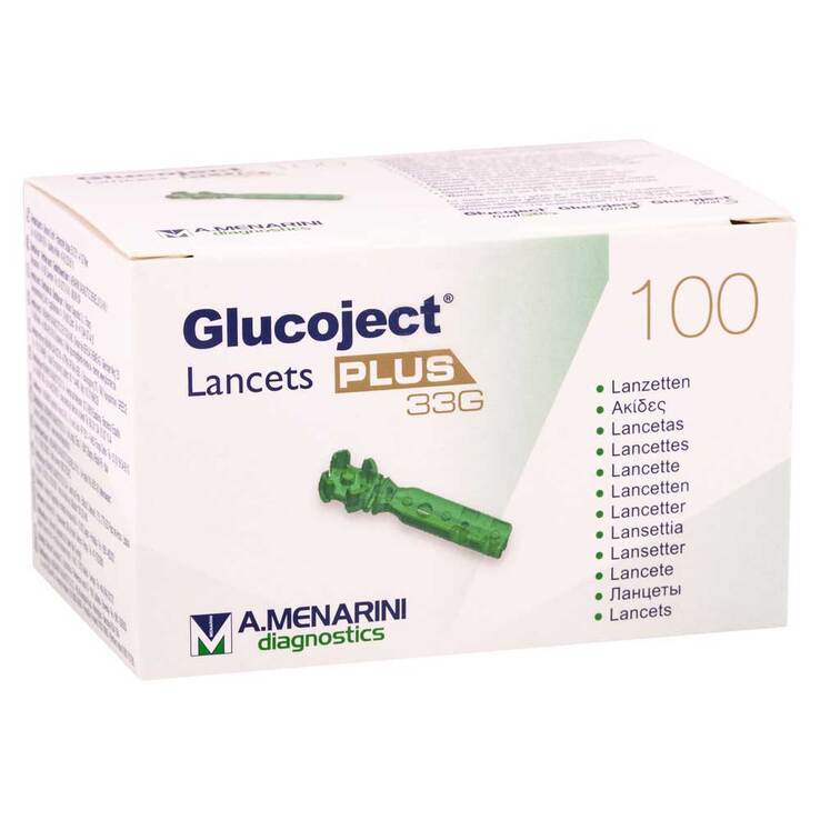 Glucoject Lancets Plus 33 G - 1