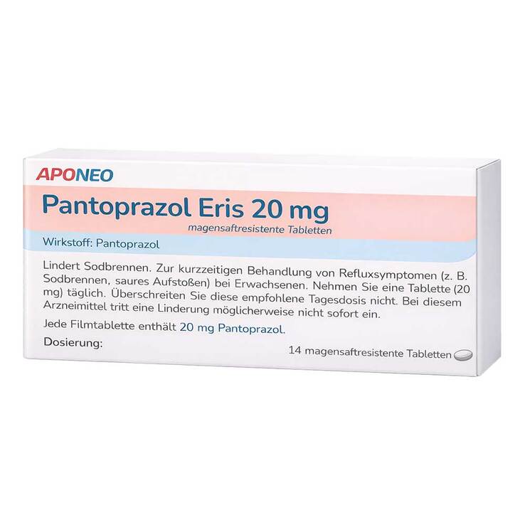 Aponeo Pantoprazol Eris 20 mg magensaftresistent Tabletten - 1